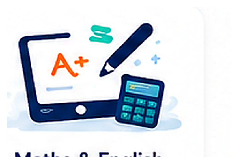 Accelerated Maths and English illustration